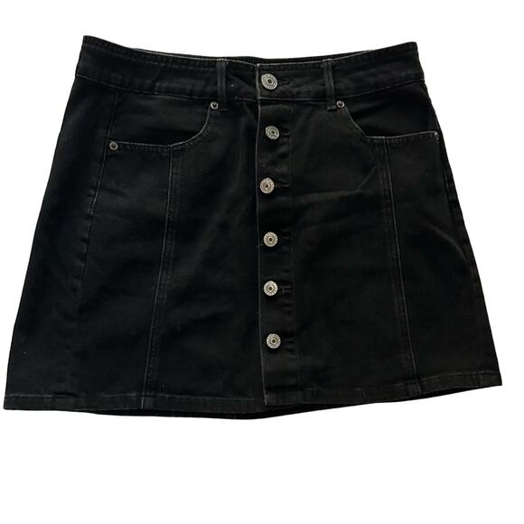 Women’s American Eagle Denim Button-down Skirt - Picture 1 of 4